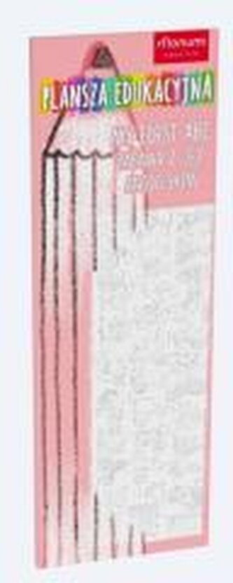 Plansza edukacyjna. Zabawa z językiem angielskim