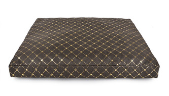 Matrace pro psy PLUTO hnědá/zlatá 3XL 140x100x15 cm Mybesthome