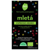 Fairobchod Bio mletá káva Espresso Araro, 500 g