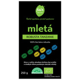 Fairobchod Bio mletá káva Robusta Tanzanie, 250 g