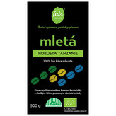 Fairobchod Bio mletá káva Robusta Tanzanie, 500 g