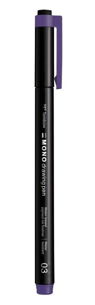 Tombow Fineliner MONO drawing pen, 0,35mm - fialová