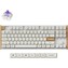 Keychron K8 HE herní klávesnice (US) bílá