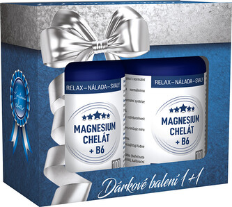 Clinical Magnesium chelát + B6 2x 100 kapslí