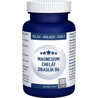 Clinical Magnesium chelát + Draslík B6 100 tablet