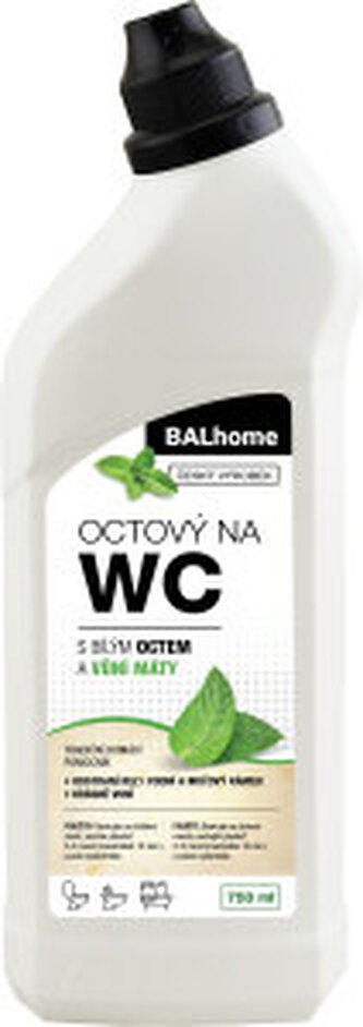 Balhome octový čistič na toalety s vůní máty 750 ml