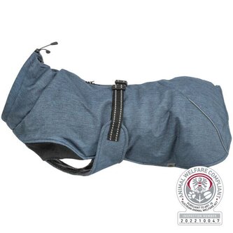 Zateplený zimní kabátek RIOM, tmavá modrá - XS:25cm, hruď:16-24cm, krk: do 28cm