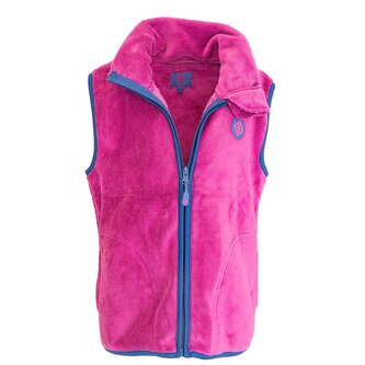 vesta dívčí chlupatá se stojáčkem, Pidilidi, PD1140-07, fuchsia - 122 vesta dívčí chlupatá se stojáčkem, Pidilidi, PD1140-07, fuchsia - 122