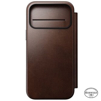 Nomad Modern Leather Folio, rustic brown (Horween) - iPhone 2025 Pro Max Nomad Modern Leather Folio, rustic brown (Horween) - iPhone 2025 Pro Max
