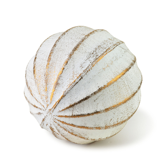 SAGGIO WHITE Kula dekoracyjna 9cm