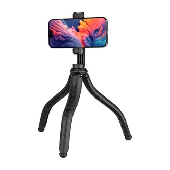 FIXED Creator flexibilní stativ s 1/4" držákem na telefon, černý