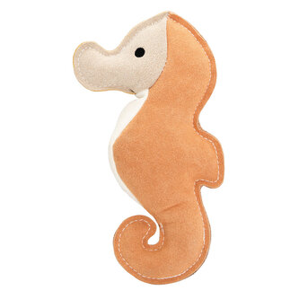 Mořský koník,  23 cm, jutový robustní aport, HIPHOP DOG, krémová/hořčicová