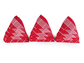 Utěrky z egyptské bavlny ve vánočním balení 50x70 cm - 3 ks - 3 červená