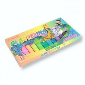 Plastelina 12 kolorów pastel