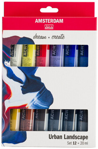 Zestaw Do Pejżażu Miejskiego 12X20 ml,  Amsterdam