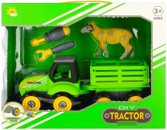 Traktor do skręcania z akcesoriami MEGA CREATIVE 483084