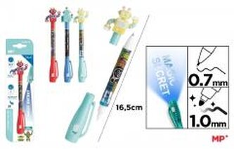 Długopis szpiegowski UV 0.7/1.0mm Roboty MIX