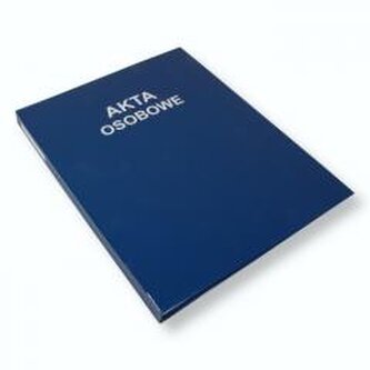 Teczka Akta osobowe T2 niebieska