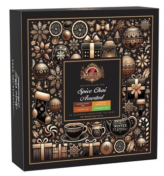 BASILUR Christmas Spice Chai Assorted přebal 40 gastro sáčků