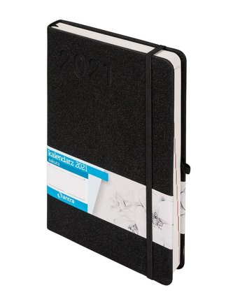 Kalendarz 2021 Sakura A6 czarny TDW ANTRA