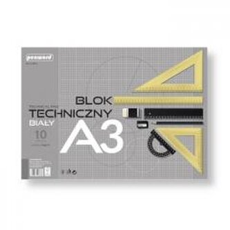 Blok techniczny A3 Premium biały 160g 10 arkuszy