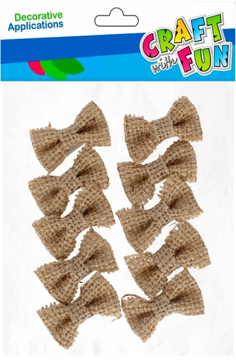 Ozdoba dekoracyjna materiałowa samoprzylepna Kokardki 3,5cm CRAFT WITH FUN 479992