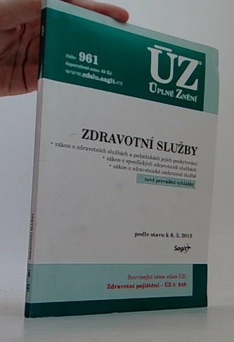 ÚZ č. 961 Zdravotní služby Úplné znění předpisů