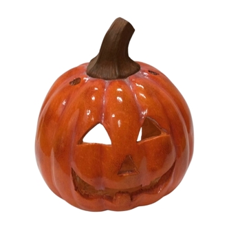 Keramická oranžová dýně 31 cm