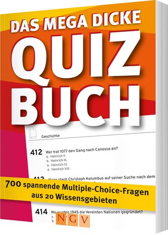 Das mega dicke Quizbuch (rot)