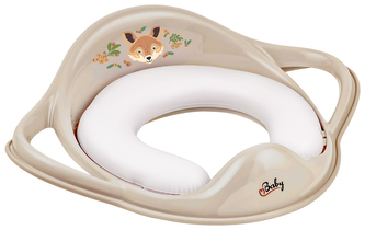 MALTEX Redukce na WC s úchyty měkká The Nature Buddies Liška - Beige MALTEX Redukce na WC s úchyty měkká The Nature Buddies Liška - Beige