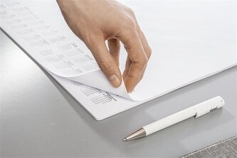 Stolní podložka "Pastel", 595 x 410 mm, 3 roční a týdenní kalendář, SIGEL H6312