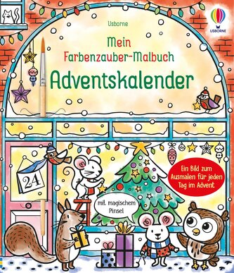 Mein Farbenzauber-Malbuch: Adventskalender