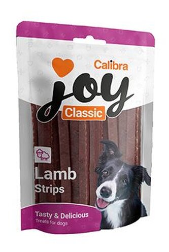 Calibra Joy Dog Classic Lamb Strips 80g NEW