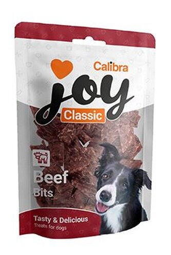 Calibra Joy Dog Classic Beef Bits 250g NEW