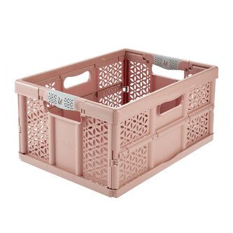 KEEEPER Skládací box s měkkými úchyty Lea 32l Nordic Pink