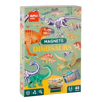 APLI edukační hra s magnety - Dinosauři, 5+