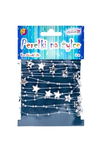 Vlasec 3 m se stříbrnými hvězdičkami 3 a 12 mm
