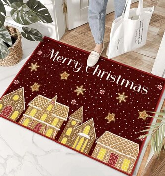 Vánoční rohožka - předložka MERRY CHRISTMAS 60x90 cm Mybesthome