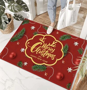 Vánoční rohožka - předložka CHRISTMAS TIME motiv III. 60x90 cm Mybesthome