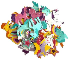 Naklejki z pianki PVC66 Jednorożce i tęcza