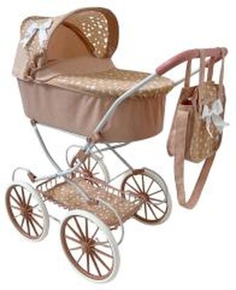 Wózek Retro dla lalek z torbą