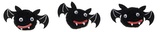 Nietoperze pompom 3szt. DH2
