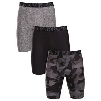 3PACK pánské boxerky Under Armour vícebarevné (1383881 001) XL