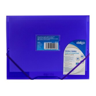 Teczka z gumką PP A4 fioletowa