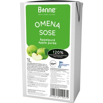 Ovocné pyré 120% Jablko 1l - Bonne