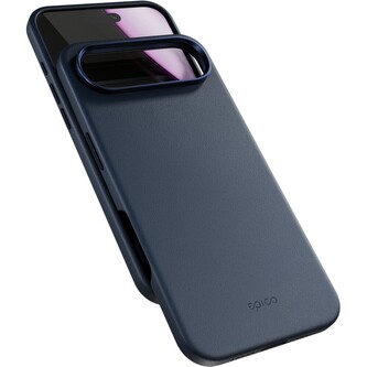 Epico Leather Pro Mag+ kryt pro iPhone 17 Air Qi2 & Magsafe kompatibilní modrý