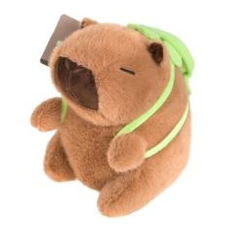 Pluszowa kapibara z plecakiem 23cm