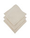 EKO Plenky mušelínové 3ks Latte 30x30 cm