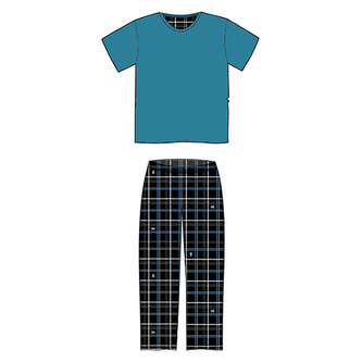Lonka® Falkon pyžamo krátký rukáv a dlouhé kalhoty vzor 014 M 1 ks