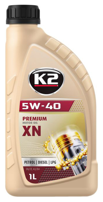 K2 Texar 5W-40 Premium XN Benzin, Diesel, LPG 1 l